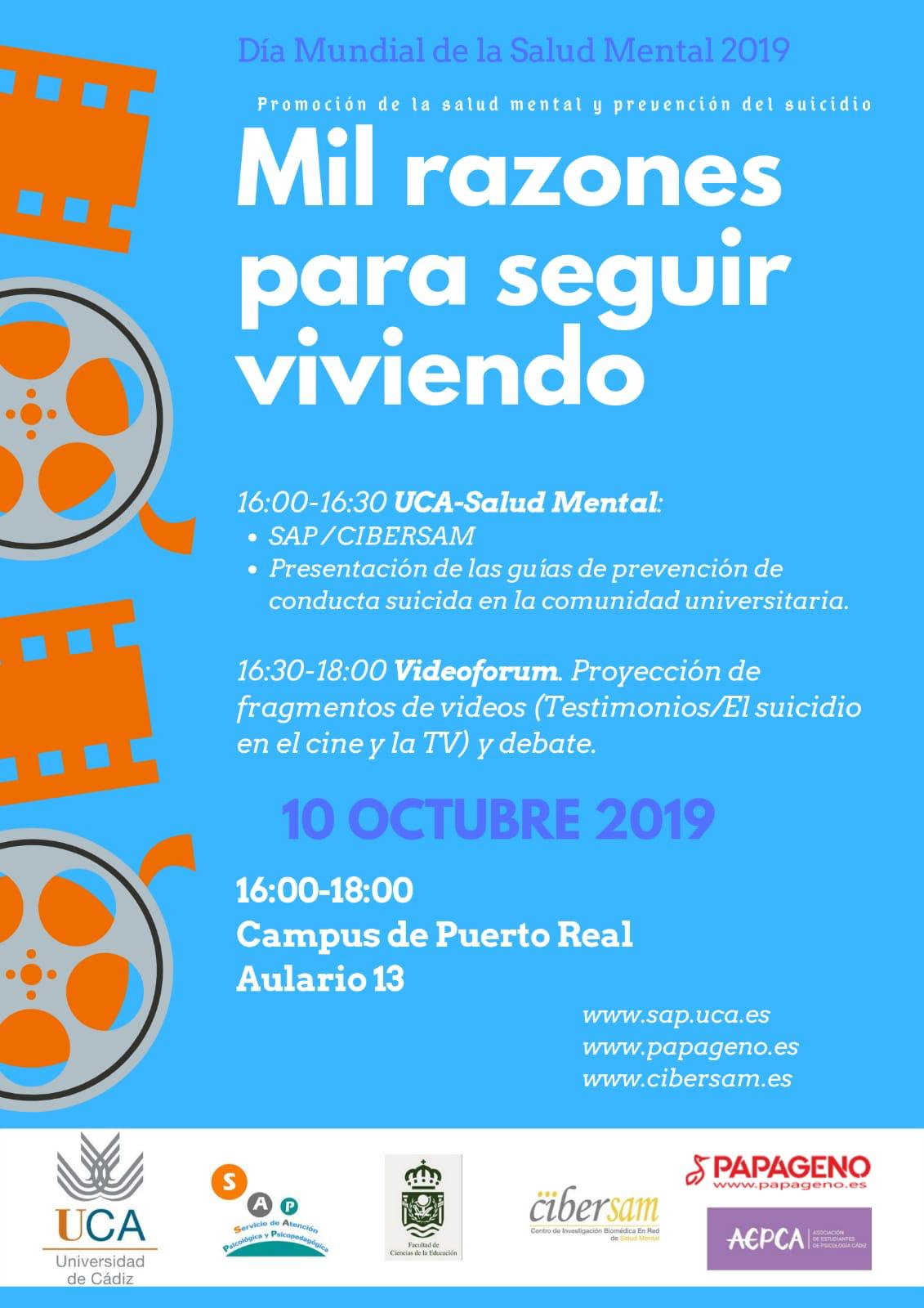 Día Mundial de la Salud Mental - Universidad de Cádiz